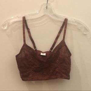 Long line lace bralette from target